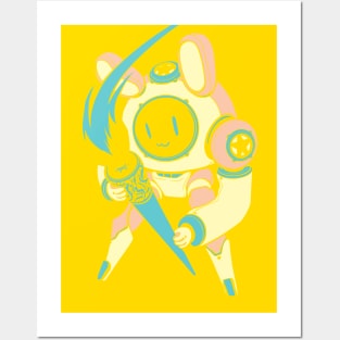 Bunny Bot - Egg Posters and Art